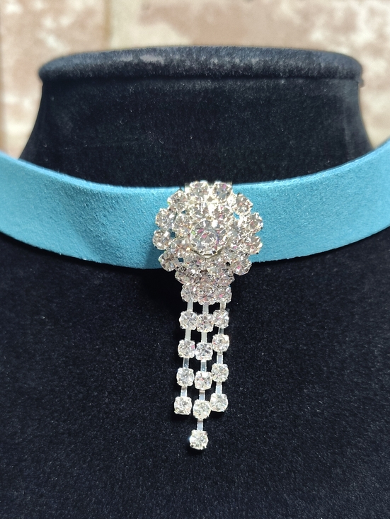 Fashion Jewelry Jewelry - 📿 Faux Suede Choker with Crystal Tassel Pendant 13" To 15"